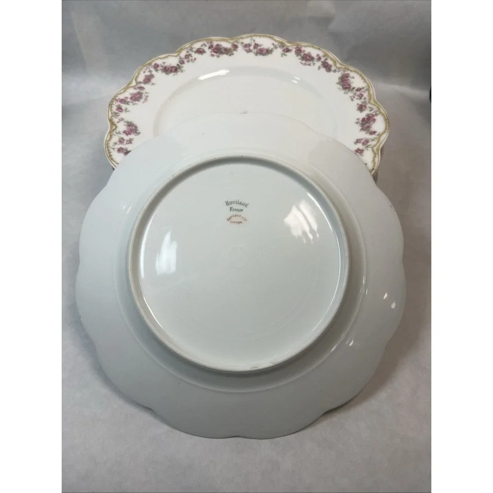 Haviland & Co Limoges Schleiger 270 Dinner Plates. 9.75